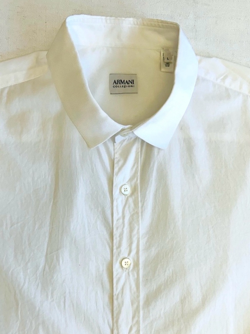 Armani Collezioni Men’s Casual Long Sleeve Shirt